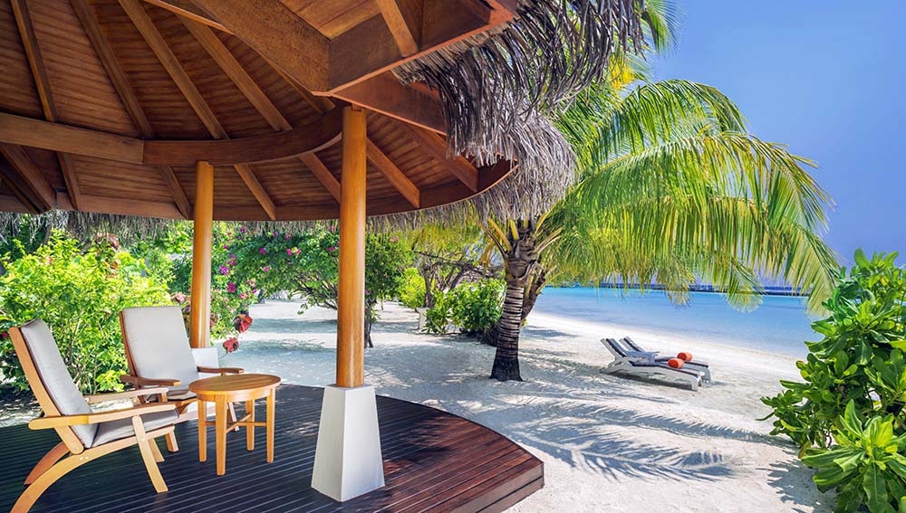 Beach Front Cottages at Sheraton Maldives Full Moon Resort & Spa